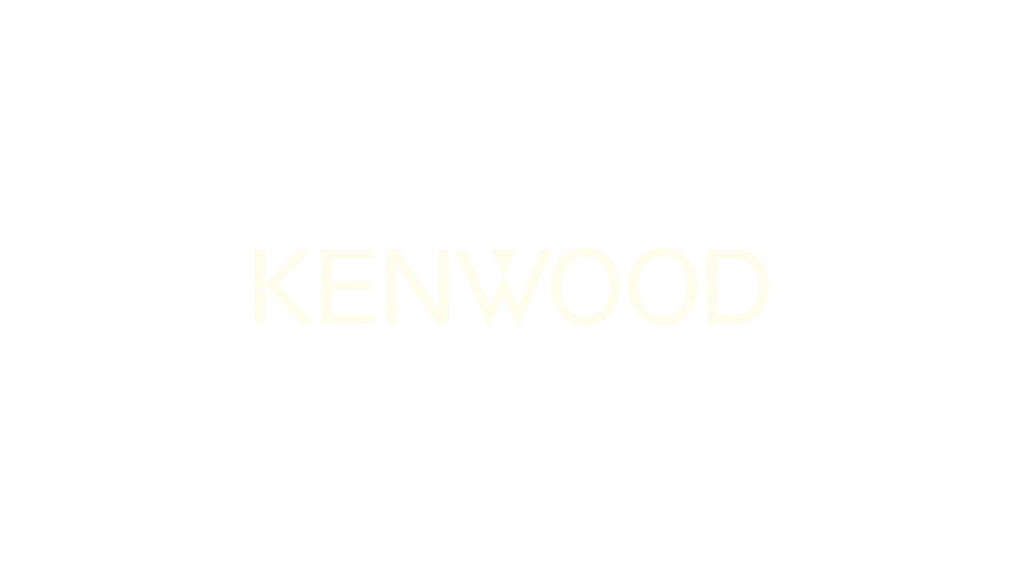 Logo Kenwood, collaboration avec Philippe Leweurs, Paris