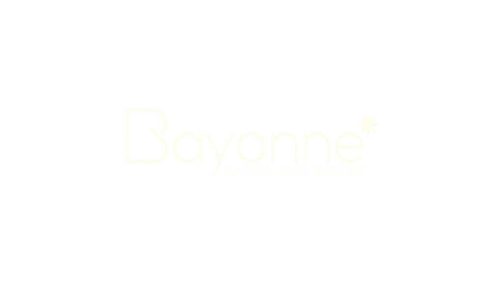 Logo Visite Bayonne, collaboration avec Philippe Leweurs, Pays-Basque