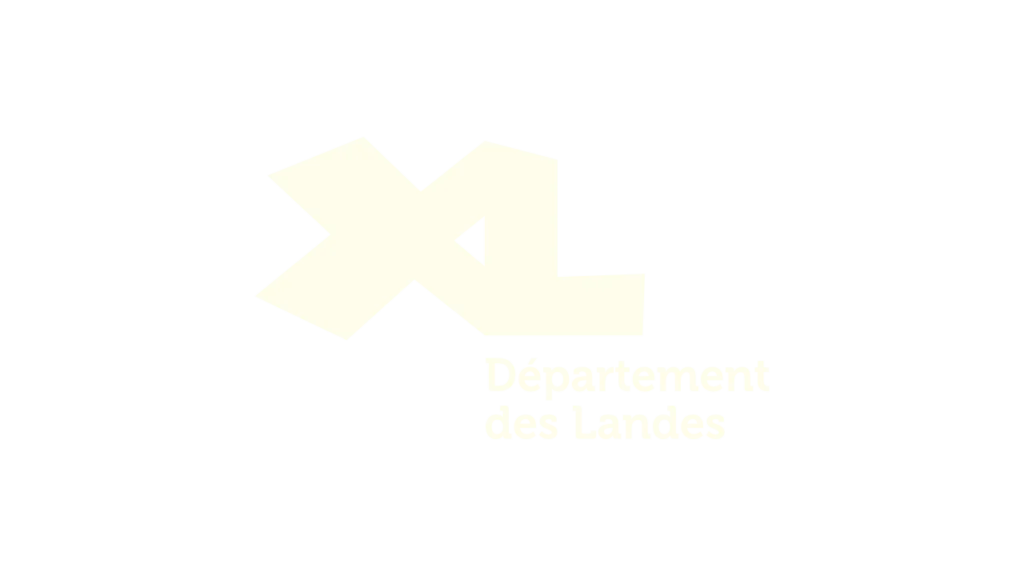Logo XL Landes le département, collaboration avec Philippe Leweurs, Paris